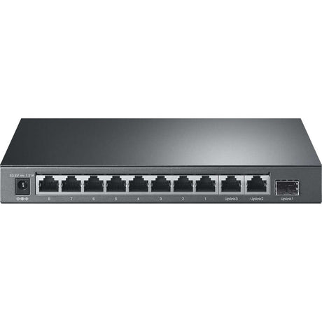 TP-Link TL-SL1311P V1.6 - Switch - unmanaged - 8 x 10/100 (PoE+) + 2 x 10/100/1000 + 1 x 1000Base-X SFP - rack-mountable (65 W) - Premier Technology