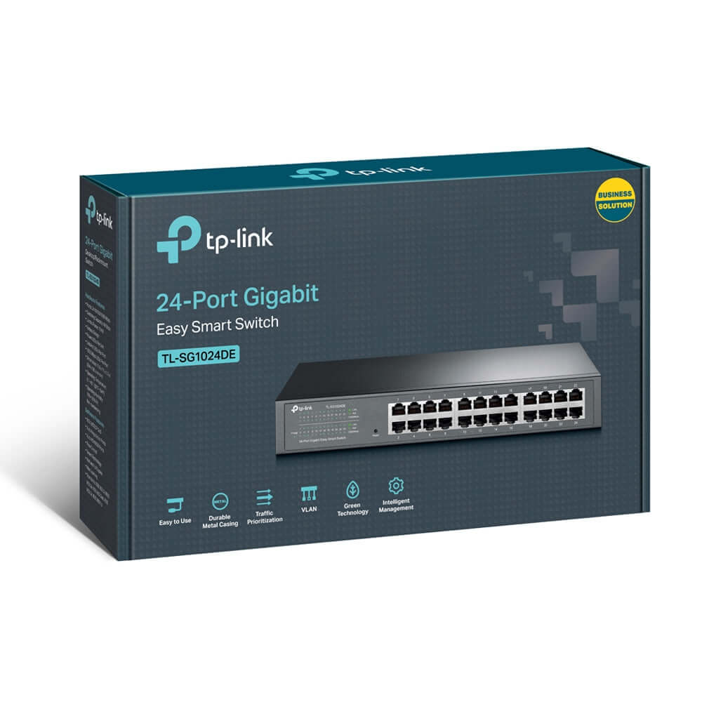 TP-Link 24 Port Gigabit Easy Smart Switch - TL-SG1024DE - Premier Technology