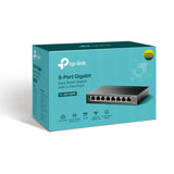 TP-Link Easy Smart TL-SG108PE - Switch - smart - 4 x 10/100/1000 (4 PoE+) + 4 x 10/100/1000 - desktop - PoE+ (64 W) - Premier Technology