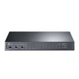 TP-Link TL-SL1311MP V1 - Switch - unmanaged - 8 x 10/100 (PoE+) + 2 x 10/100/1000 + 1 x 1000Base-X SFP - rack-mountable (124 W) - Premier Technology