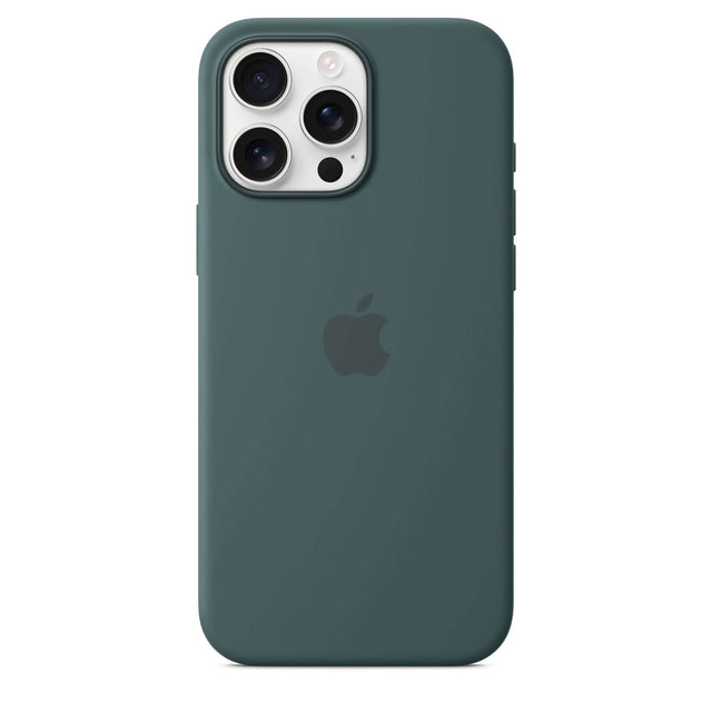 iPhone 16 Pro Max Silicone Case with MagSafe – Lake Green - Premier Technology