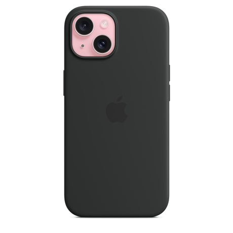 iPhone 15 Silicone Case with MagSafe - Black - Premier Technology