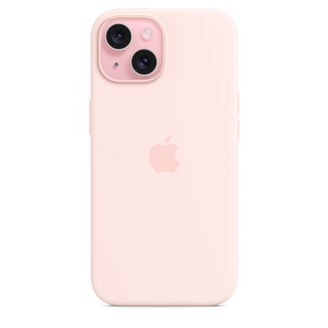 iPhone 15 Silicone Case with MagSafe - Light Pink - Premier Technology