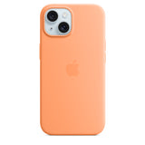 iPhone 15 Silicone Case with MagSafe - Orange Sorbet - Premier Technology