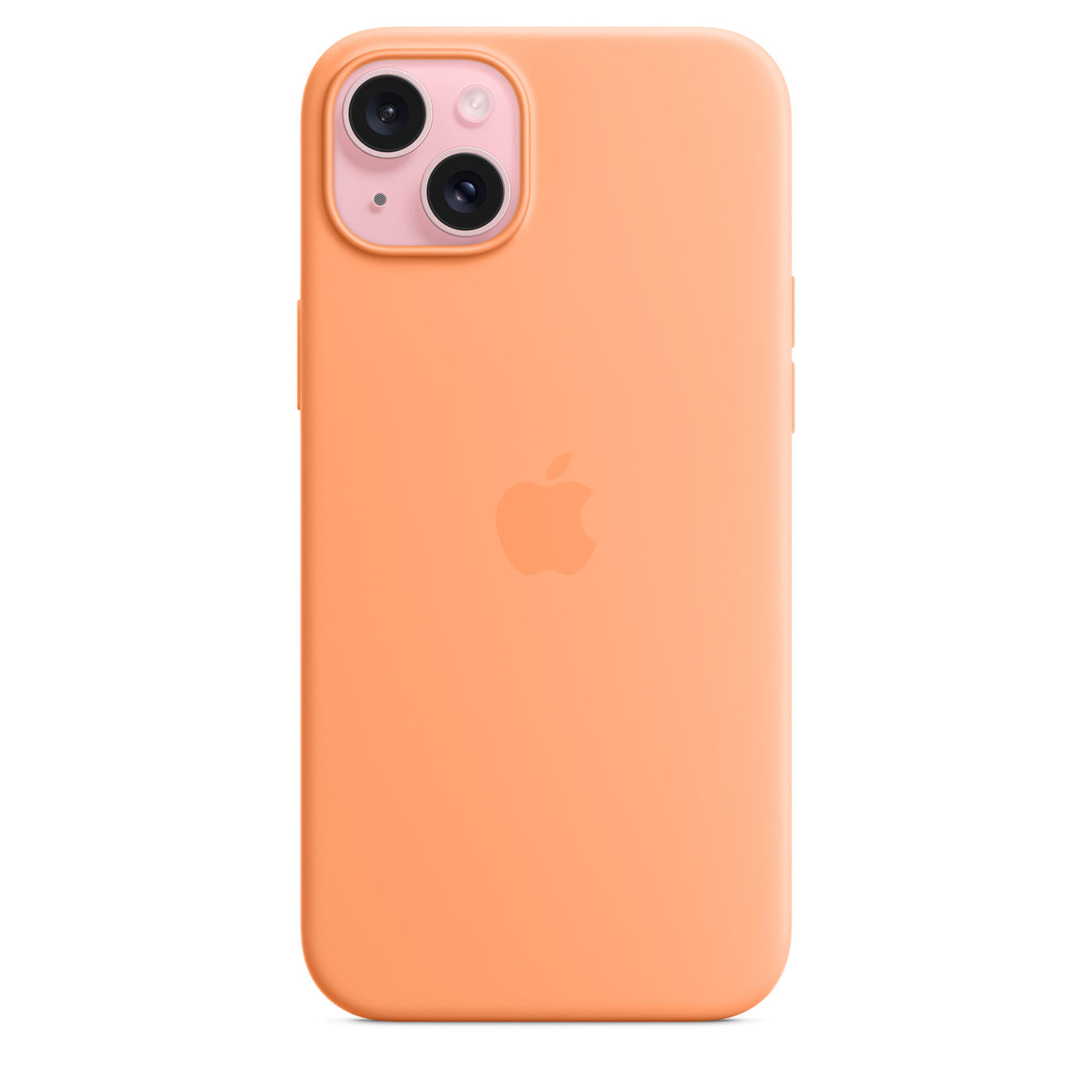 iPhone 15 Plus Silicone Case with MagSafe - Orange Sorbet - Premier Technology