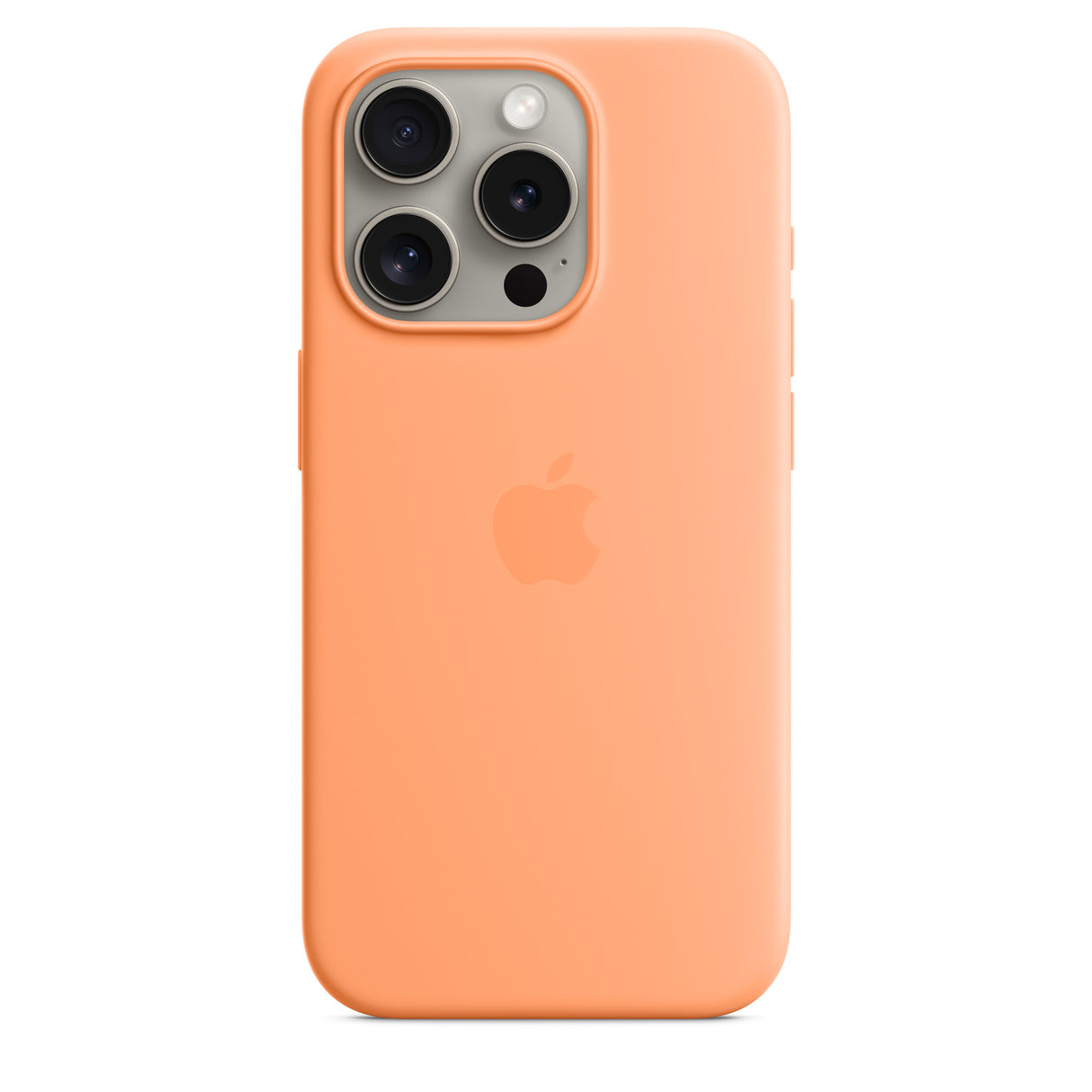 iPhone 15 Pro Silicone Case with MagSafe - Orange Sorbet - Premier Technology