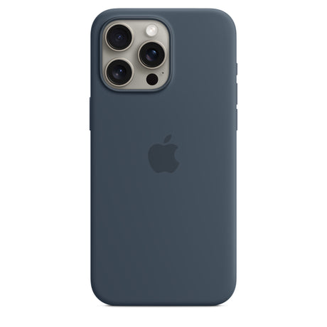 iPhone 15 Pro Max Silicone Case with MagSafe - Storm Blue - Premier Technology