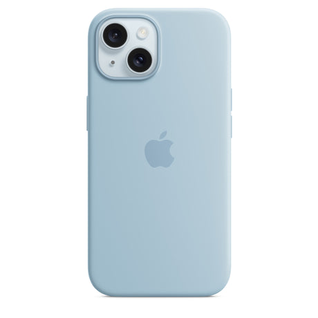 iPhone 15 Silicone Case with MagSafe - Light Blue - Premier Technology