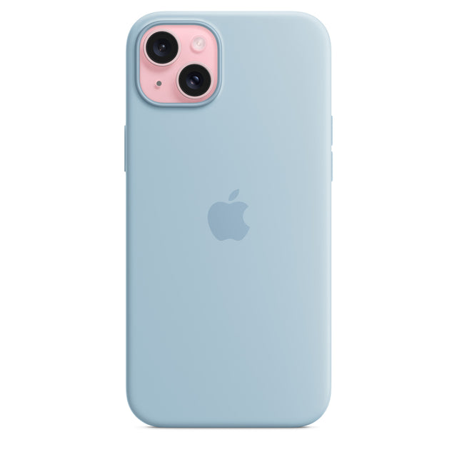 iPhone 15 Plus Silicone Case with MagSafe - Light Blue - Premier Technology