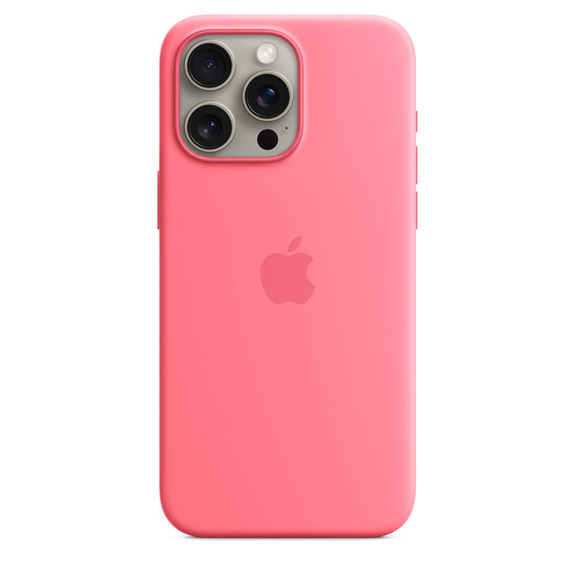 iPhone 15 Pro Max Silicone Case with MagSafe - Pink - Premier Technology