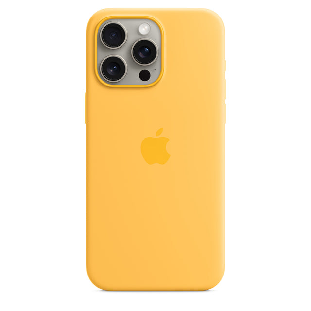 iPhone 15 Pro Max Silicone Case with MagSafe - Sunshine - Premier Technology