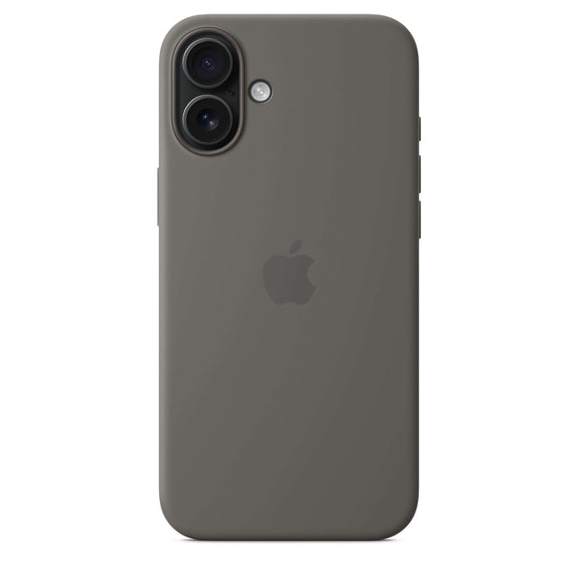 iPhone 16 Plus Silicone Case with MagSafe – Stone Grey - Premier Technology