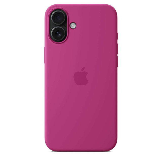 iPhone 16 Plus Silicone Case with MagSafe – Fuchsia - Premier Technology