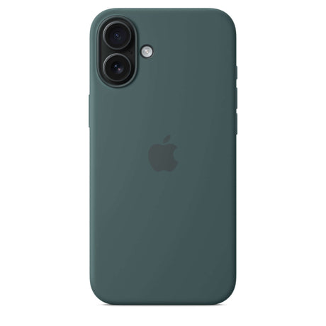 iPhone 16 Plus Silicone Case with MagSafe – Lake Green - Premier Technology