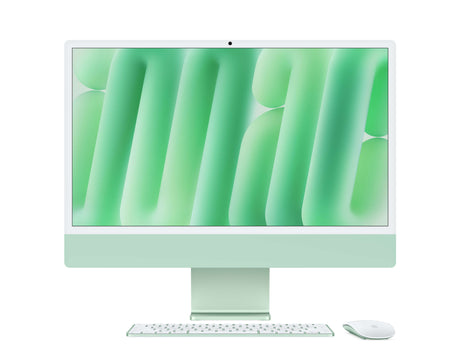 iMac - Green - M4 Chip with 8-Core CPU (4 performance cores and 4 efficiency cores), 8-Core GPU, and 16-Core Neural Engine - Premier Technology