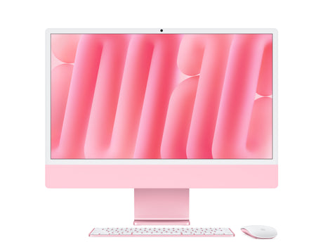 iMac - Pink - M4 Chip with 8-Core CPU (4 performance cores and 4 efficiency cores), 8-Core GPU, and 16-Core Neural Engine - Premier Technology