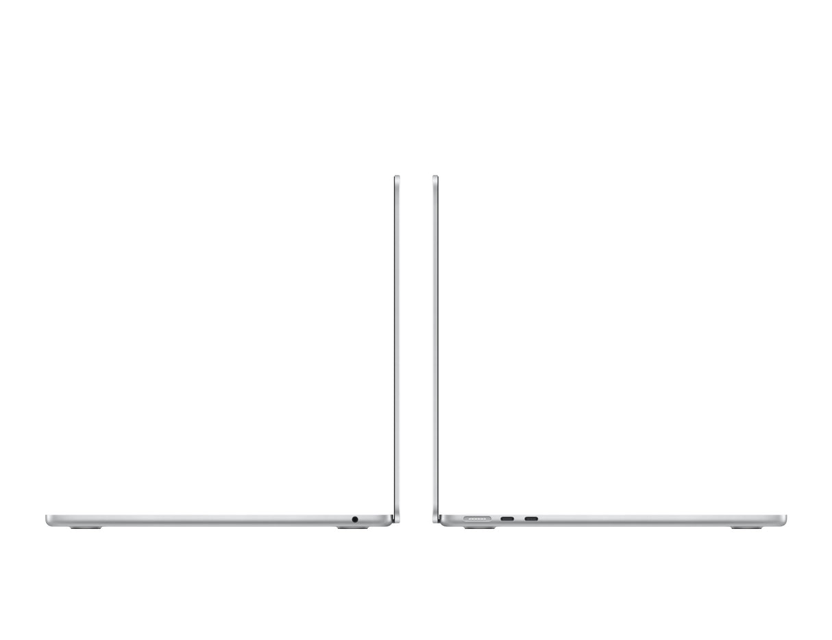 MacBook Air - 13-inch Silver - Apple M3 chip with 8‑core CPU, 10‑core GPU, 16‑core Neural Engine