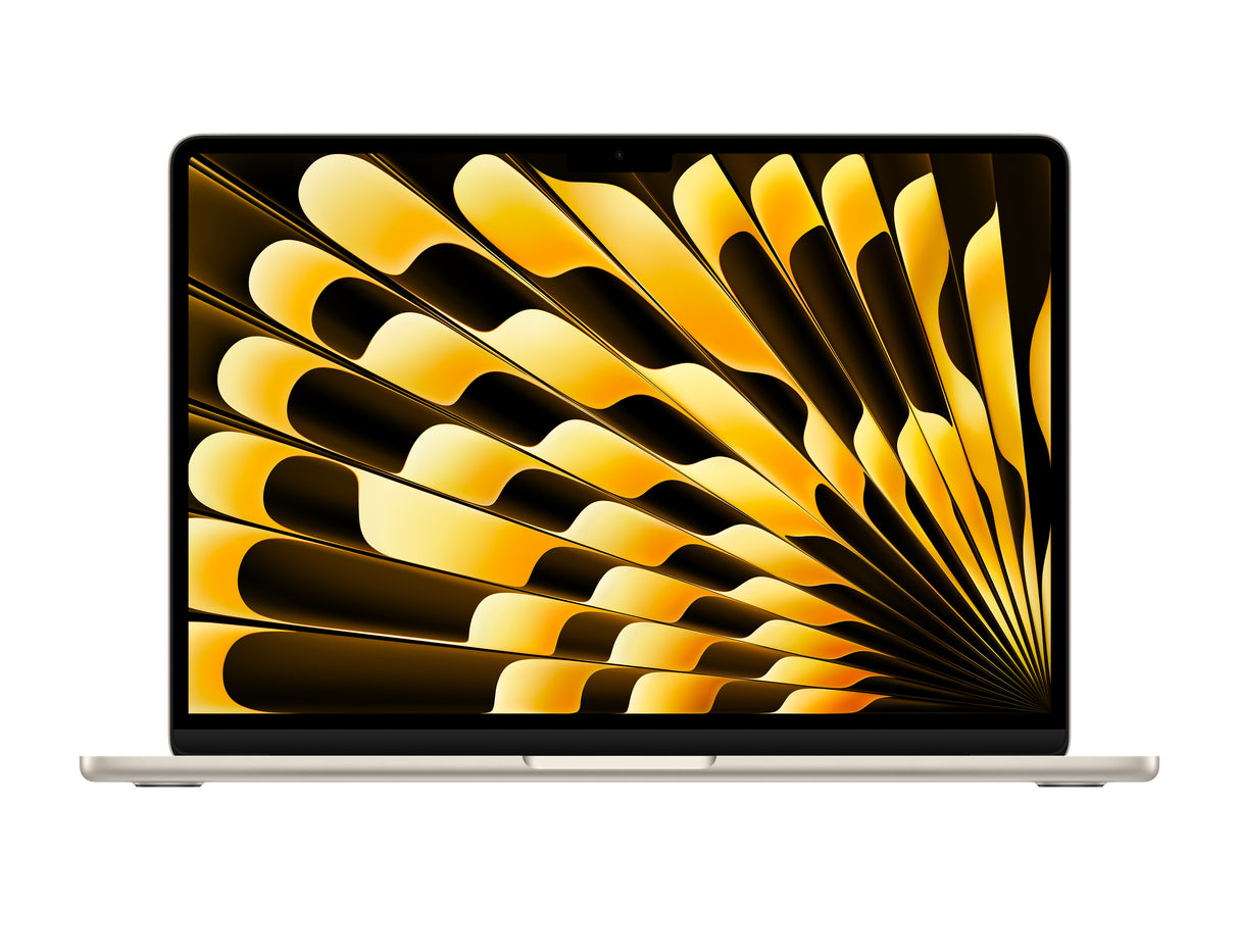 MacBook Air - 13-inch Starlight - Apple M3 chip with 8‑core CPU, 10‑core GPU, 16‑core Neural Engine